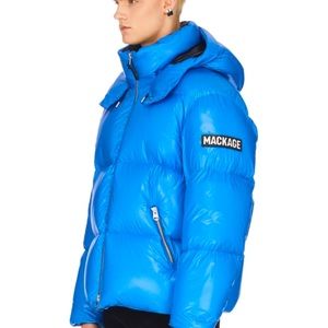 I’m selling a brand new mackage Kent blue jacket
